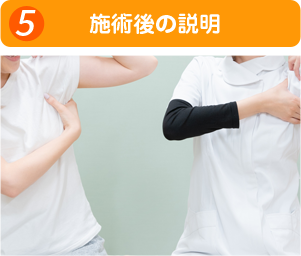 施術後の説明